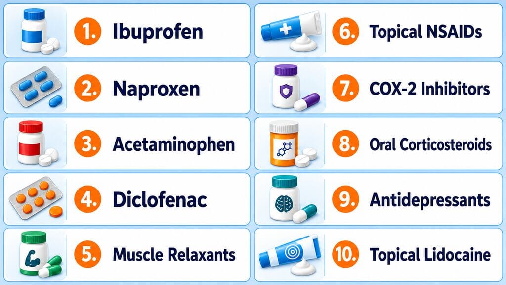 Medication for lower back pain
