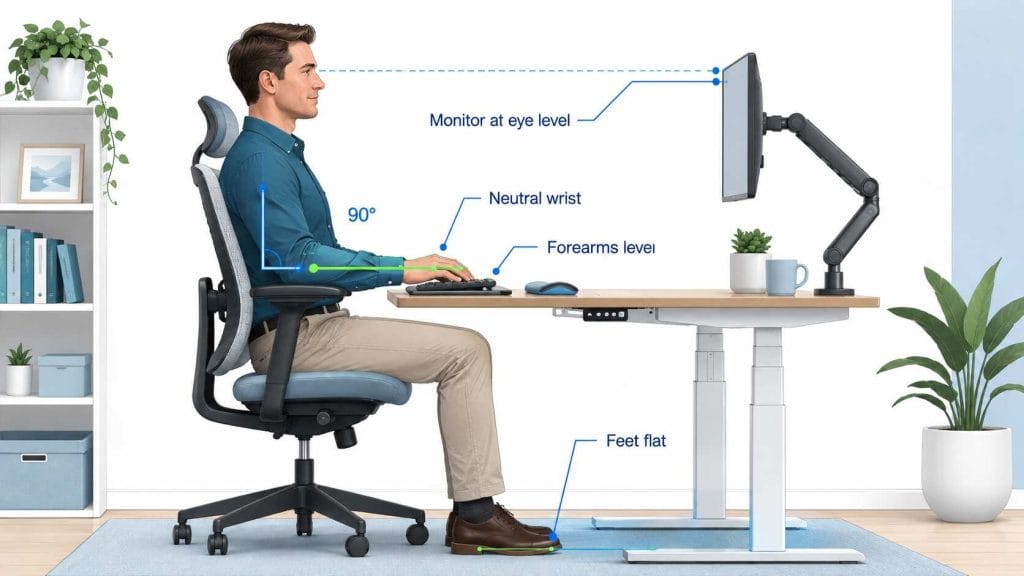 Set Up an Ergonomic Workspace