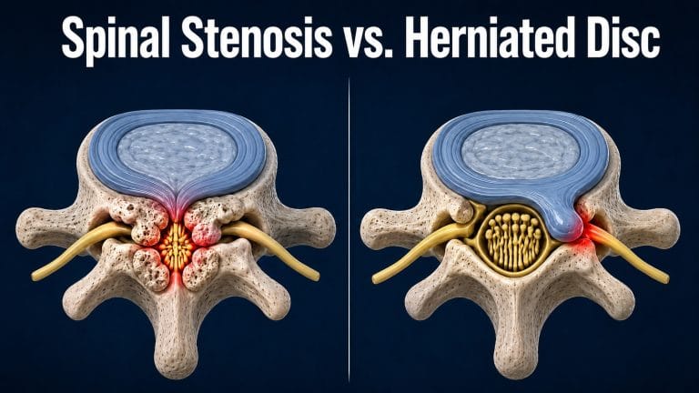 Spinal Stenosis vs. Herniated Disc