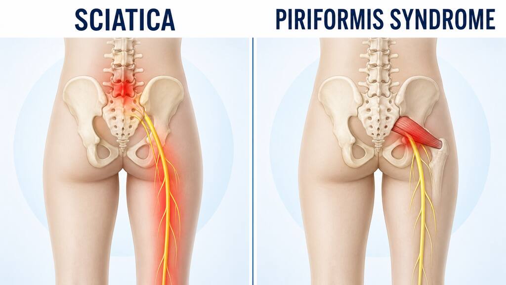 Sciatica vs Piriformis Syndrome